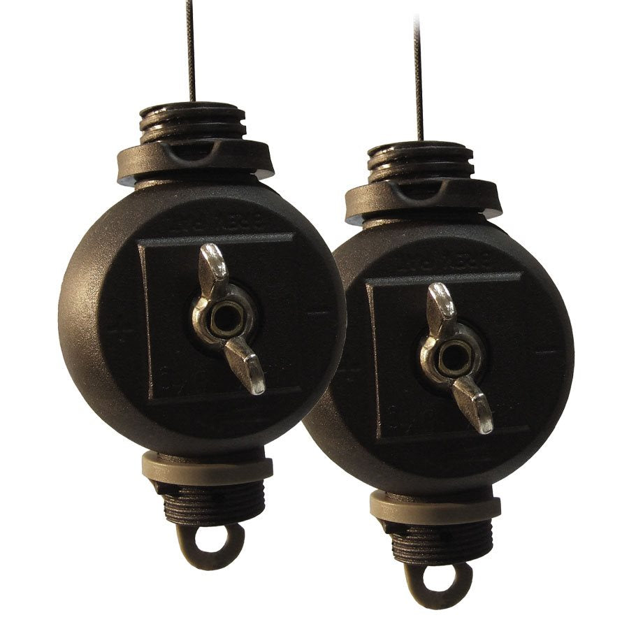 RisingSun Pulleys with Steel Wire (2 Pack)