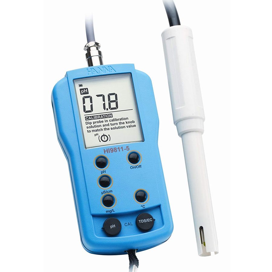 Hanna HI 9811-51 pH / EC / TDS / T° Meter (Probe HI 1285-51)