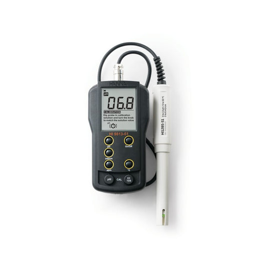 Hanna HI 9813-51 pH / EC / TDS / T° Meter (Probe HI 1285-51)