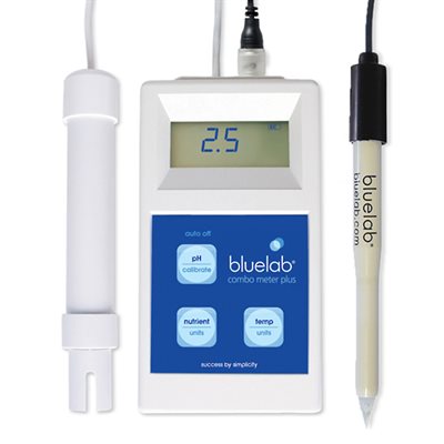 Bluelab Combo Meter PLUS pH, EC, Temp